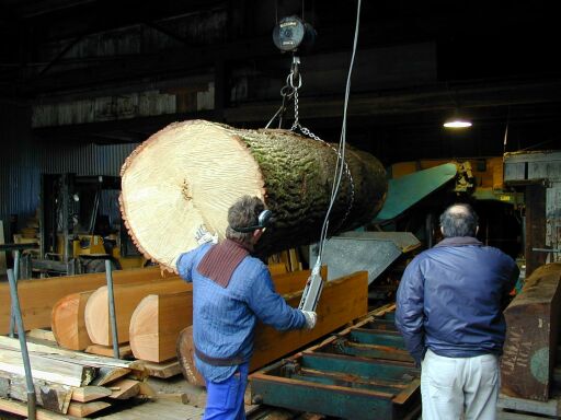 Putting it in position for the mill